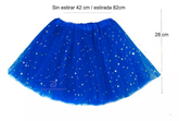 Tutu Con Glitter Colores Niñas Disfraz Hadas Princesas Halloween